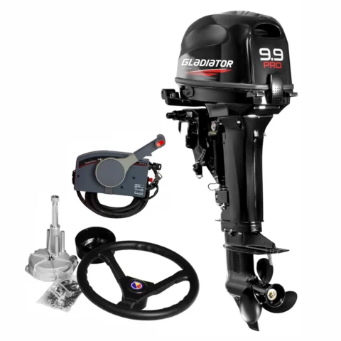 Лодочный мотор GLADIATOR G9.9PRO FES (20) с дистанционным управлением