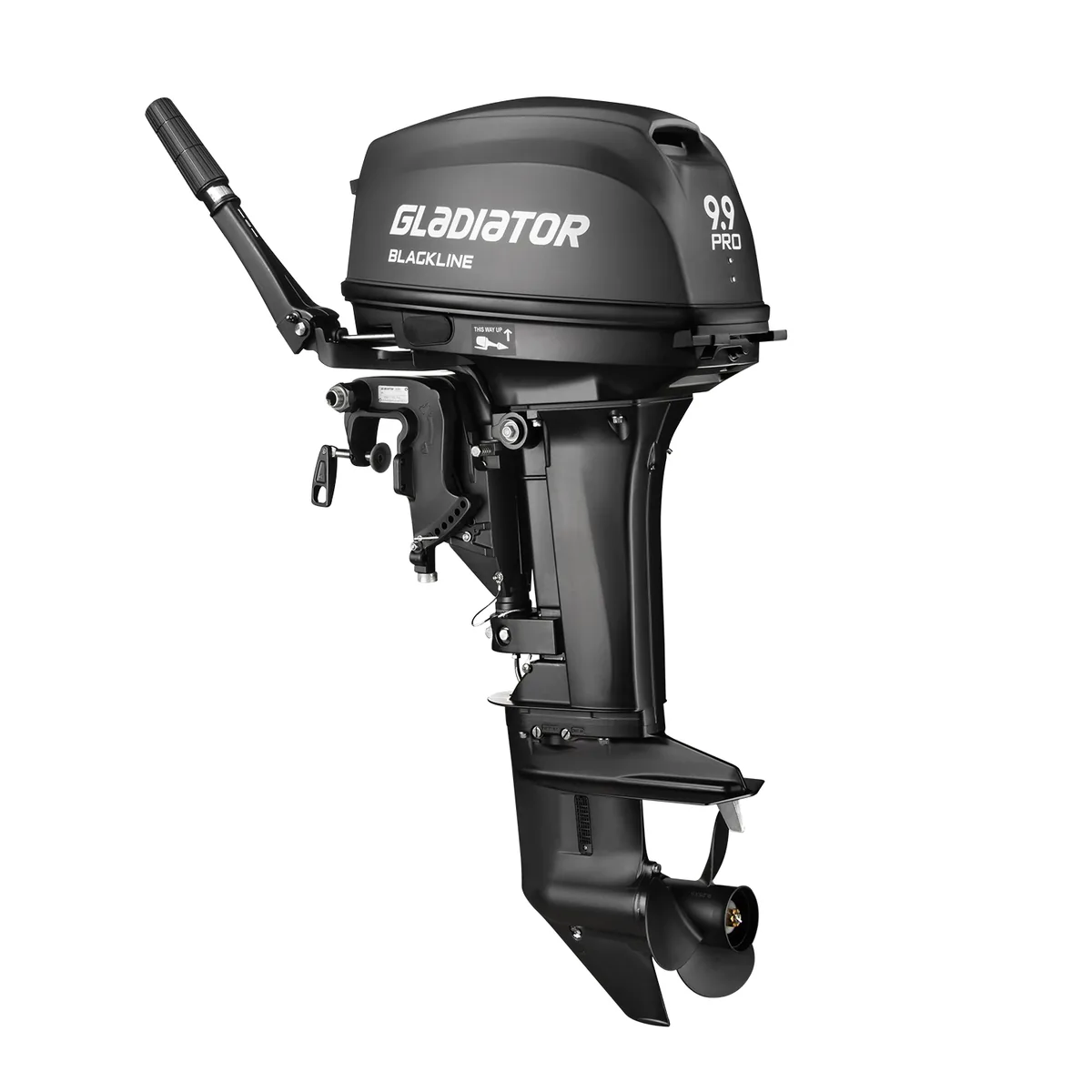 Лодочный мотор GLADIATOR G9.9PRO FHS BLACKLINE