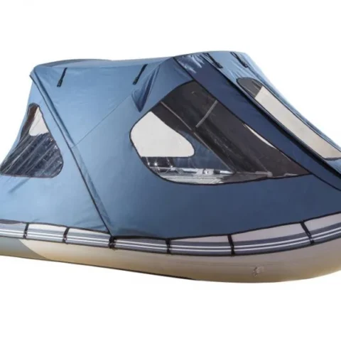 Тент ходовой с каркасом для лодок Gladiator 380 цифровой камуфляж